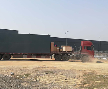 廠家地埋式污水處理設備發(fā)貨