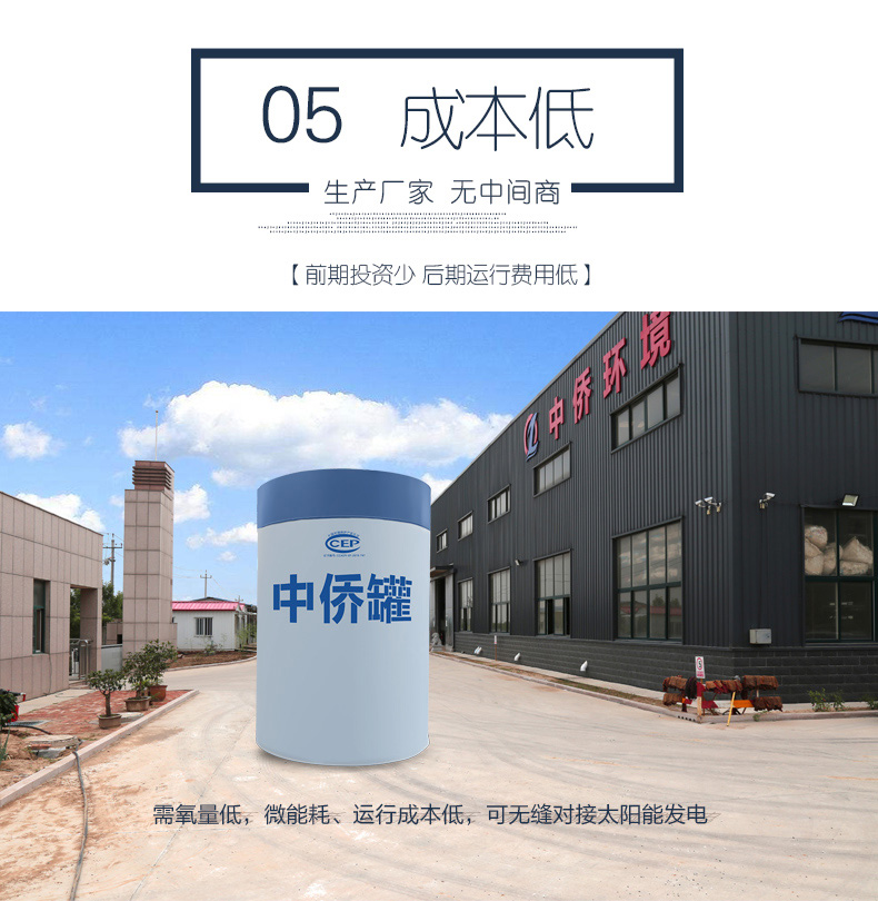 中僑罐一體化污水處理設備成本